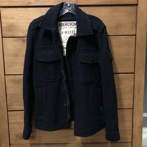 Abercrombie and Fitch Zip Up Pea Coat